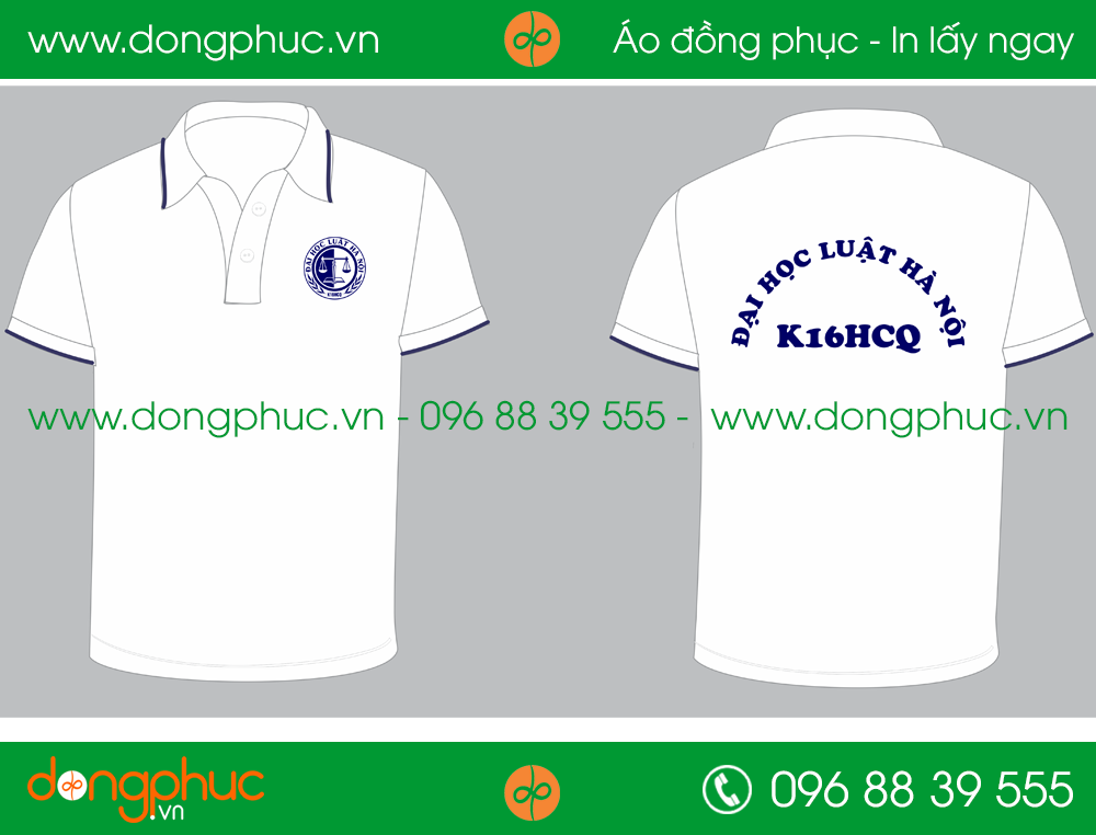Áo phông đồng phục Lớp K16HCQ